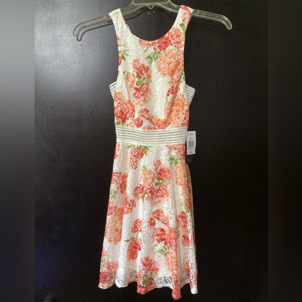 City Triangles floral tank midi